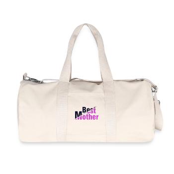 Best Mother Shirt – Gift for Moms - Recycled Canvas Sports Bag by Stanley/Stella - natural - Front