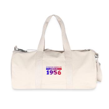 70th Birthday Limited Edition 07/1956 - Recycled Canvas Sports Bag by Stanley/Stella - natural - Front
