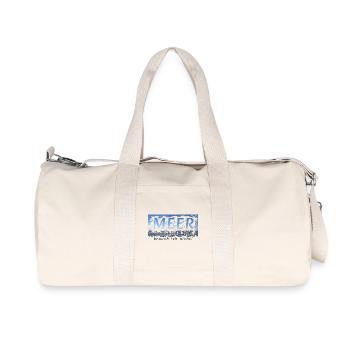 Meer brauch ich nicht Splash-Design - Recycelte Canvas-Sporttasche von Stanley/Stella - Naturweiß - Vorne