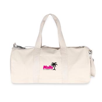 Malle ist nur einmal im Jahr 2027 – Mallorca Party - Recycelte Canvas-Sporttasche von Stanley/Stella - Naturweiß - Vorne