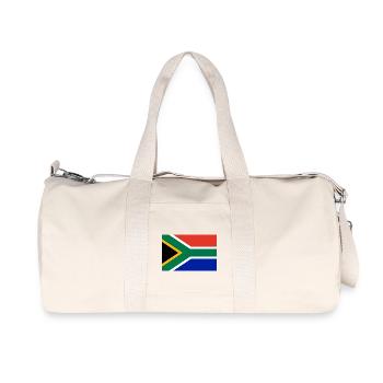 South Africa flag banner - Recycled Canvas Sports Bag by Stanley/Stella - natural - Front