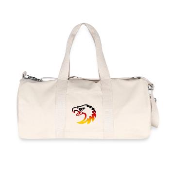 deutschlandadlerkopf - Recycelte Canvas-Sporttasche von Stanley/Stella - Naturweiß - Vorne