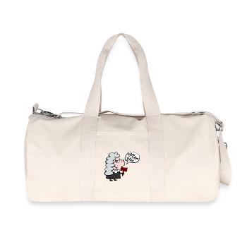 Richter - Recycelte Canvas-Sporttasche von Stanley/Stella - Naturweiß - Vorne