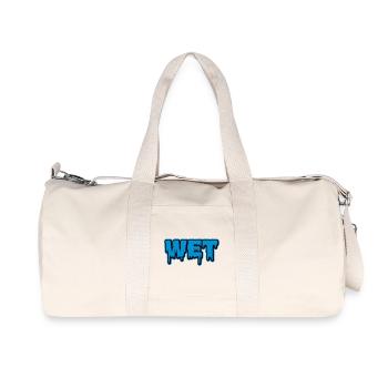 Wet | feucht | nass | Slime - Sac de sport en toile recyclée Stanley/Stella - blanc naturel - Devant