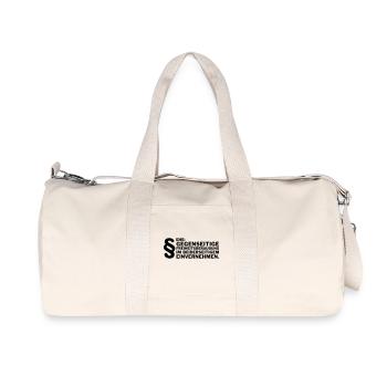 Mariage: Privation mutuelle de liberté .... - Sac de sport en toile recyclée Stanley/Stella - blanc naturel - Devant