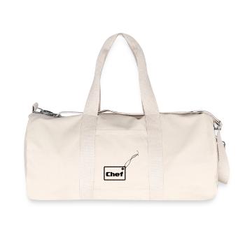 Chef Anhänger - Recycelte Canvas-Sporttasche von Stanley/Stella - Naturweiß - Vorne