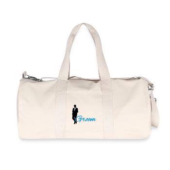 Groom - Recycelte Canvas-Sporttasche von Stanley/Stella - Naturweiß - Vorne
