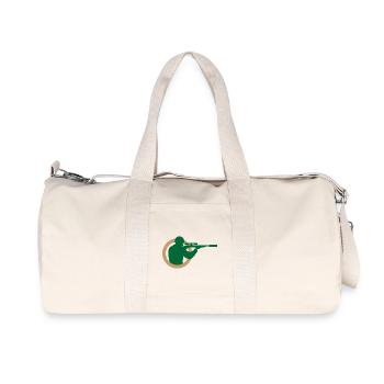 Un tireur d élite - Sac de sport en toile recyclée Stanley/Stella - blanc naturel - Devant