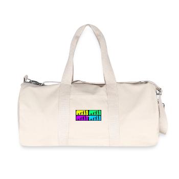 évolution - Sac de sport en toile recyclée Stanley/Stella - blanc naturel - Devant