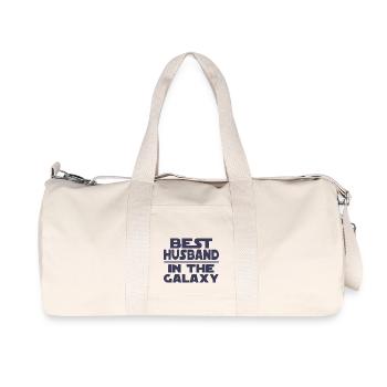 husband - Recycled Canvas Sports Bag by Stanley/Stella - natural - Front