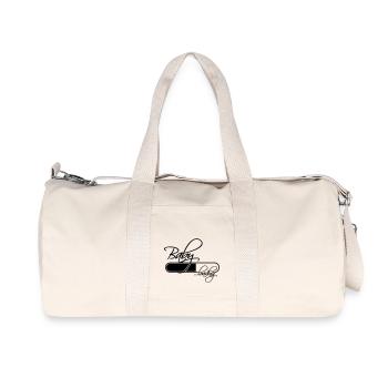 Baby Loading Girl - Recycelte Canvas-Sporttasche von Stanley/Stella - Naturweiß - Vorne