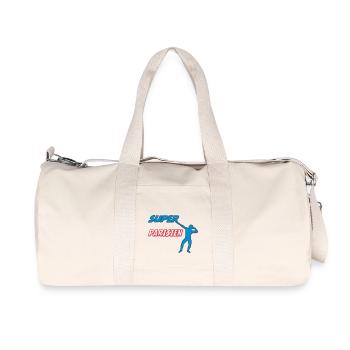 Super parisien - Sac de sport en toile recyclée Stanley/Stella - blanc naturel - Devant