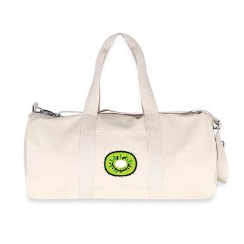 Smiley Kiwi - Recycled Canvas Sports Bag by Stanley/Stella - natural - Front