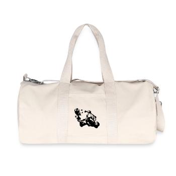 Biker - Recycled Canvas Sports Bag by Stanley/Stella - natural - Front