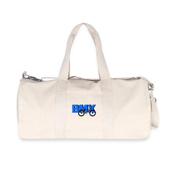 T-shirt BMX Freestyle – Roulez avec style - Sac de sport en toile recyclée Stanley/Stella - blanc naturel - Devant