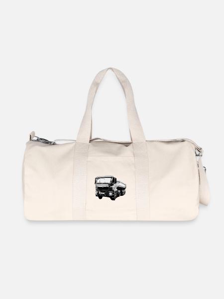 Lastwagen - Recycelte Canvas-Sporttasche von Stanley/Stella - Naturweiß