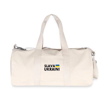 Slava ukraini - Recycled Canvas Sports Bag by Stanley/Stella - natural - Front
