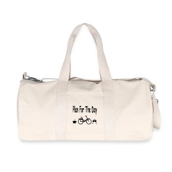Bicycle - Recycled Canvas Sports Bag by Stanley/Stella - natural - Front