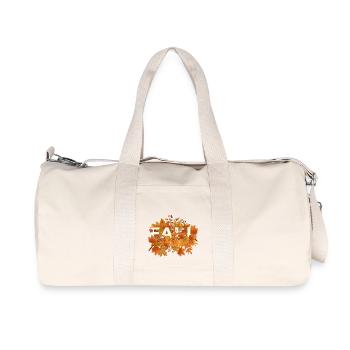 Élégantes feuilles d’automne sur le thème de l’automne - Sac de sport en toile recyclée Stanley/Stella - blanc naturel - Devant