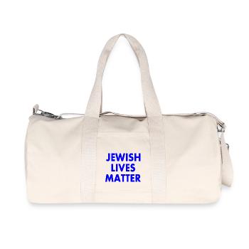 JEWISH LIVES MATTER - Sac de sport en toile recyclée Stanley/Stella - blanc naturel - Devant