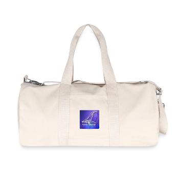 BLUE WHALE - Recycelte Canvas-Sporttasche von Stanley/Stella - Naturweiß - Vorne