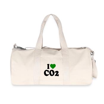 I love co2 - Recycled Canvas Sports Bag by Stanley/Stella - natural - Front