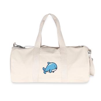 Baby Whale - Recycled Canvas Sports Bag by Stanley/Stella - natural - Front