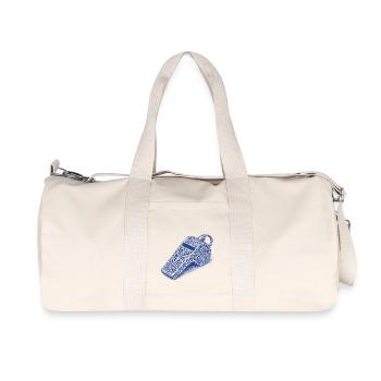 Siffler - Sac de sport en toile recyclée Stanley/Stella - blanc naturel - Devant