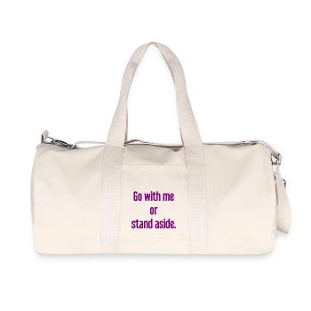Walk with or aside - Recycled Canvas Sports Bag by Stanley/Stella - natural - Front