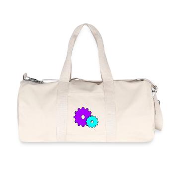 Uhrwerk - Recycelte Canvas-Sporttasche von Stanley/Stella - Naturweiß - Vorne