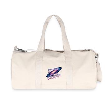 Strebe nach den Sternen – Kosmisches Design - Recycelte Canvas-Sporttasche von Stanley/Stella - Naturweiß - Vorne