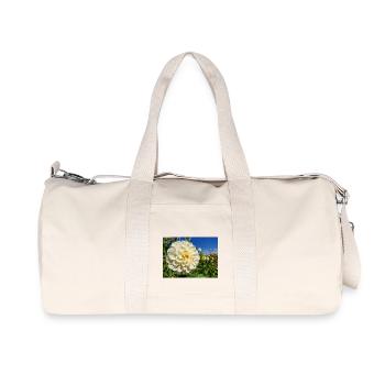 Dahlia (in german Dahlie) Dahlia - Recycled Canvas Sports Bag by Stanley/Stella - natural - Front