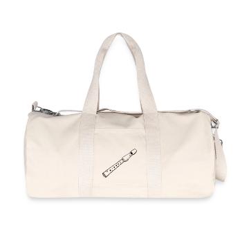 Tag der Blockflöte - Recycelte Canvas-Sporttasche von Stanley/Stella - Naturweiß - Vorne