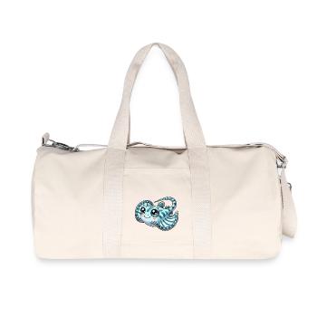 Ray enfant - Sac de sport en toile recyclée Stanley/Stella - blanc naturel - Devant