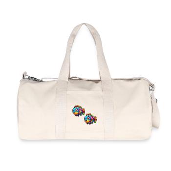Bande dessinée de poisson - Sac de sport en toile recyclée Stanley/Stella - blanc naturel - Devant