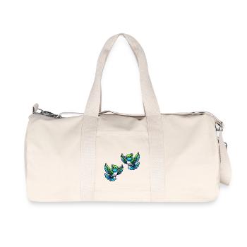 Colibri Oiseau 2 - Sac de sport en toile recyclée Stanley/Stella - blanc naturel - Devant