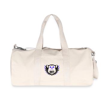 Écusson des fléchettes - Sac de sport en toile recyclée Stanley/Stella - blanc naturel - Devant