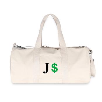 Letter j dollar - Recycled Canvas Sports Bag by Stanley/Stella - natural - Front