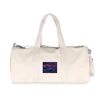 Néon berlinois brillant - Sac de sport en toile recyclée Stanley/Stella - blanc naturel - Devant