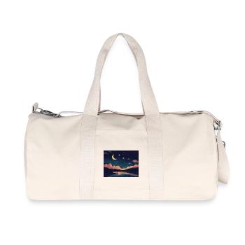 Le lac - Sac de sport en toile recyclée Stanley/Stella - blanc naturel - Devant