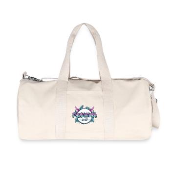 Vacances Formentera 2025 - Sac de sport en toile recyclée Stanley/Stella - blanc naturel - Devant