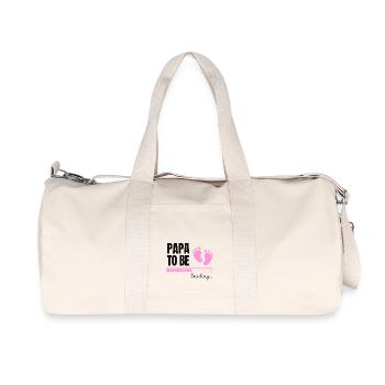 Futur papa - fille - Sac de sport en toile recyclée Stanley/Stella - blanc naturel - Devant