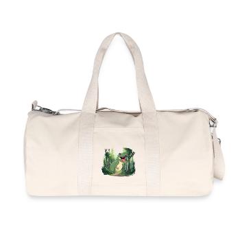 T-Rex - Recycelte Canvas-Sporttasche von Stanley/Stella - Naturweiß - Vorne