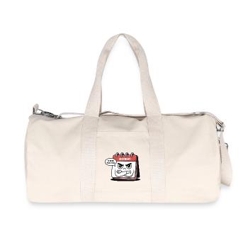 Monday déteste vous trop drôle Jour du calendrier - Sac de sport en toile recyclée Stanley/Stella - blanc naturel - Devant