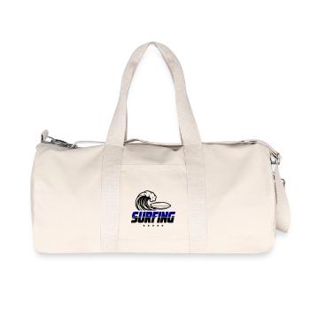 Planche de surf - Sac de sport en toile recyclée Stanley/Stella - blanc naturel - Devant