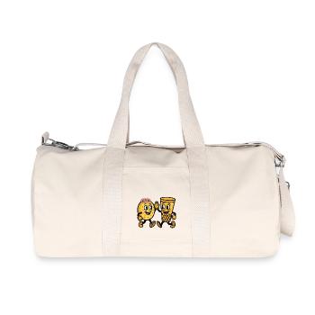handkees aeppler - Recycelte Canvas-Sporttasche von Stanley/Stella - Naturweiß - Vorne