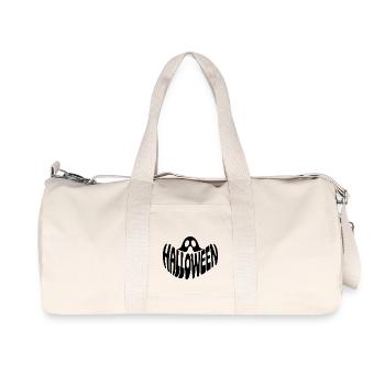 Ghost - Cool Halloween Logo - Recycled Canvas Sports Bag by Stanley/Stella - natural - Front
