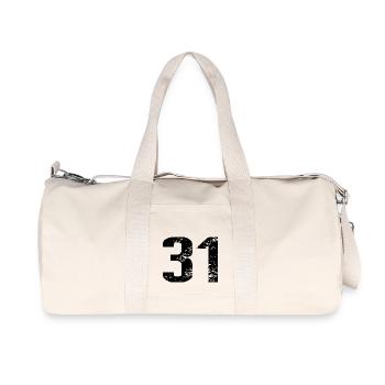 Maillot à 31 numéros - Sac de sport en toile recyclée Stanley/Stella - blanc naturel - Devant
