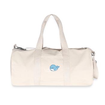 I Ate Jonah – Witziger Bibel Wal für Kinder - Recycelte Canvas-Sporttasche von Stanley/Stella - Naturweiß - Vorne