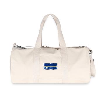 Country Nauru - Recycled Canvas Sports Bag by Stanley/Stella - natural - Front